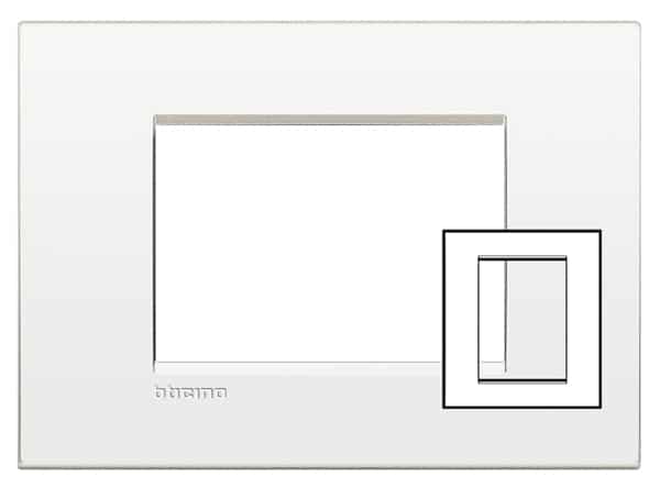 Bticino - LL-afdekpl. Air 3+3mod p.white - LNC4826BN