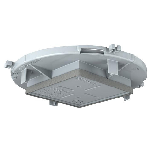 Helia - Inbouwbehuizing, HaloX® 100 frontdeel voor zichtbeton plafonddoorvoer Ø 68x68 mm - 1281-68