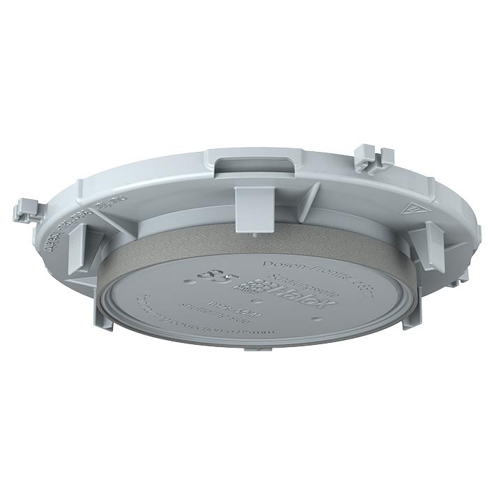 Helia - Inbouwbehuizing, HaloX® 100 frontdeel voor zichtbeton plafonddoorvoer Ø 85 mm - 1281-64