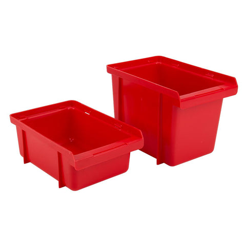 Helia - Verpakking, sorteerbox rood 184 x 124 x 132 mm - 1002