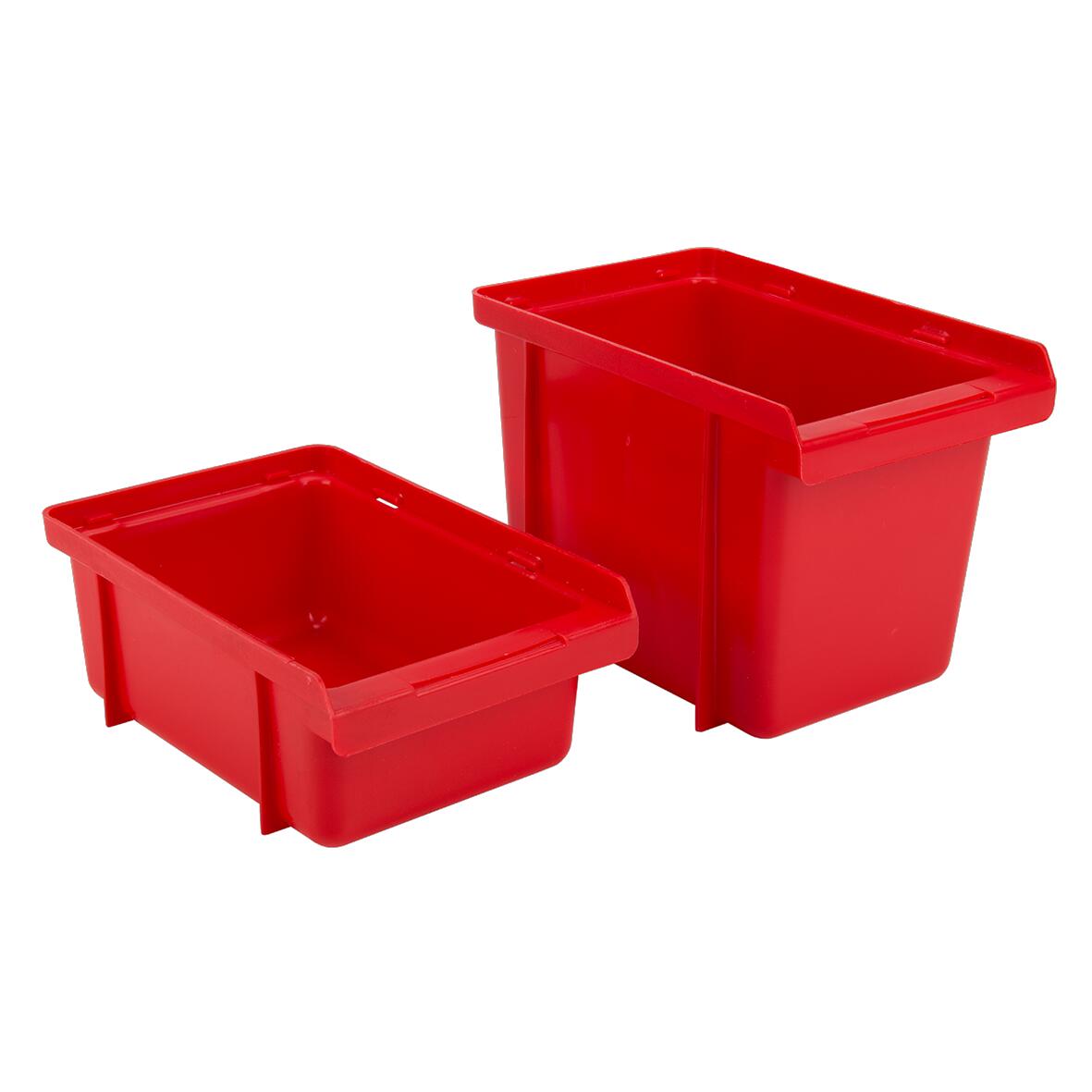 Helia - Verpakking, sorteerbox rood 184 x 124 x 73 mm - 1001