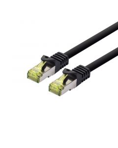 LOGON - Patch Cable Sftp/Awg26/Lsoh 1,5M - Cat6A 500Mhz - Black - TCR6ASS015BL