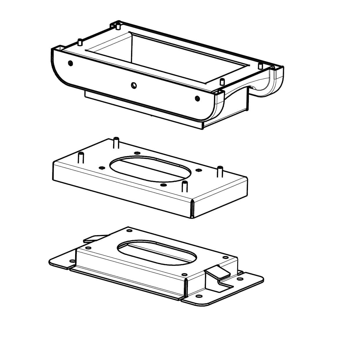 Legrand - Adapter vloerbevestiging oude en nieuwe laadpaal - 980959