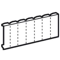 Legrand - Afdekstrip - 18 modules - XL³ Grijs RAL 7035 - 001665