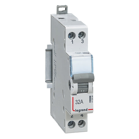 Legrand - CX3 schakelaar NO + NG 250V - 32A - 1 module - 412904