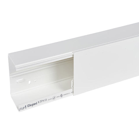 Legrand - DLP distri kabelgoot 120x80 mm lengte 2m - wit - met deksel - 637410