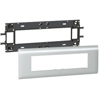 Legrand - DLP houder alu 2 mod d. 85mm Mosaic viervoudig - 011218