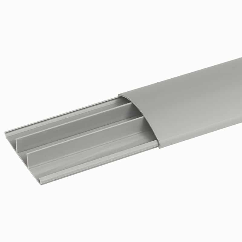 Legrand - DLP vloerlijst 75 x 18 mm grijs - 2 m - 3 compartimenten - 030093