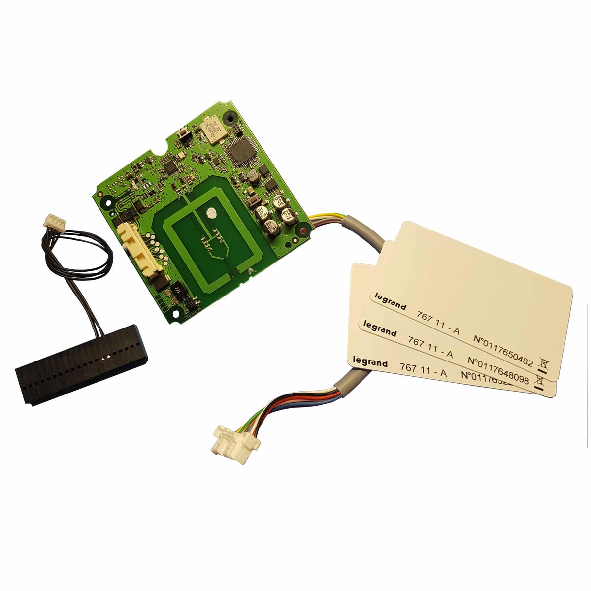 Legrand - Kit RFID badgelezer met badge van metalen oplaadpalen - 059059
