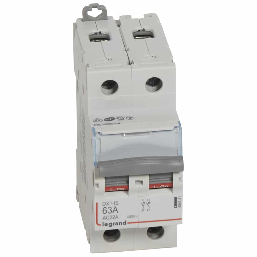 Legrand - Lastschakelaar DX³ 2P 63A 2 modules - 406441