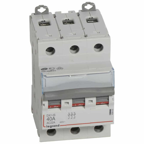 Legrand - Lastschakelaar DX³ 3P 40A 3 modules - 406460