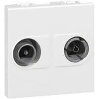 Legrand - Mosaic eindcontactdoos tv/fm - 078788