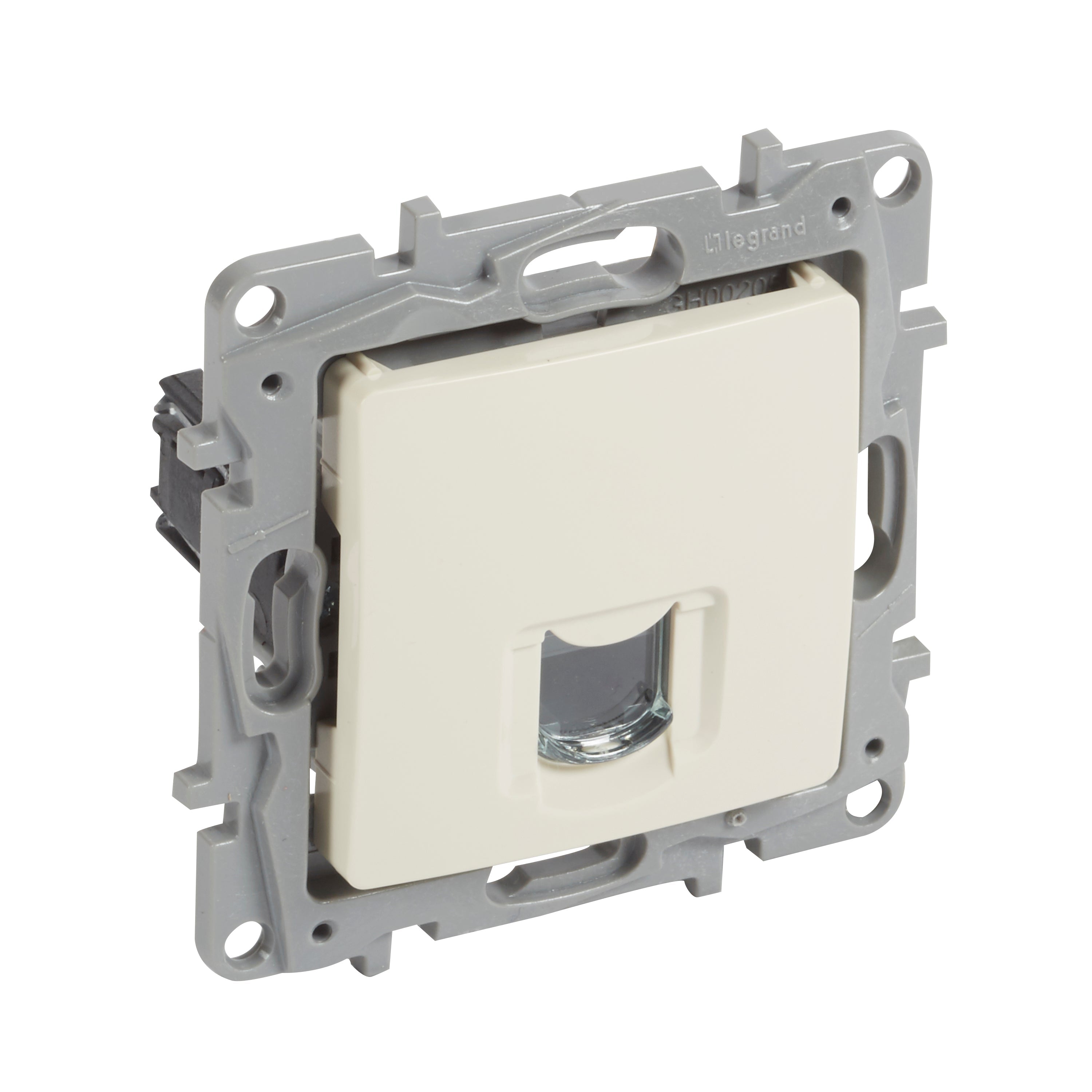 Legrand - Niloé ctdoos RJ45 cat. 6 UTP crème met spankl. - 664673