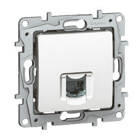 Legrand - Niloé ctdoos RJ45 cat. 6 UTP wit met spankl. - 664573