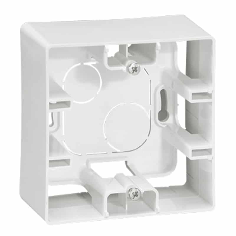 Legrand - Niloé opbouwdoos 1P wit 40x20mm verticaal/horizontaal - 664798