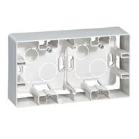 Legrand - Niloé opbouwdoos 2P wit 159,5x88,5mm verticaal/horiz. - 664799