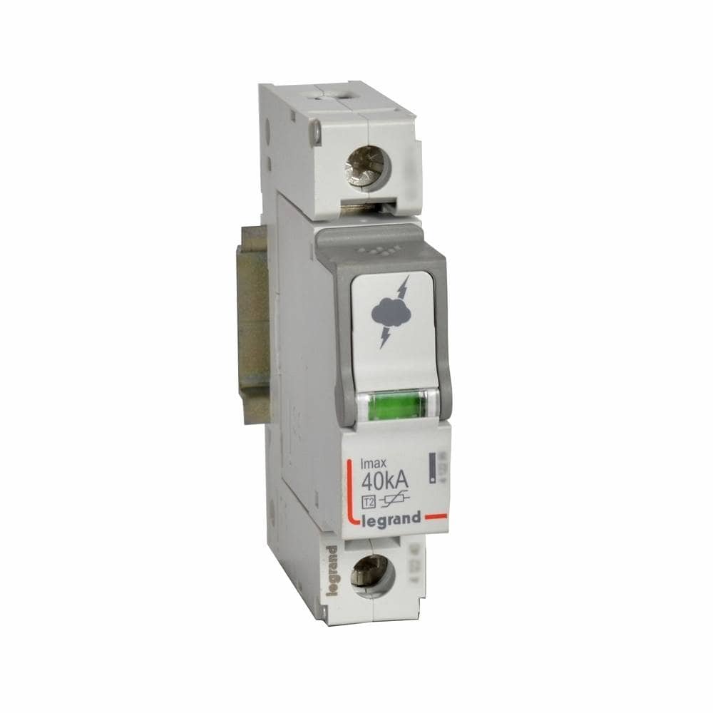 Legrand - Overspann. T2 - 1P - 40kA 2.1kV - Uc 440V - 1 module - 412230