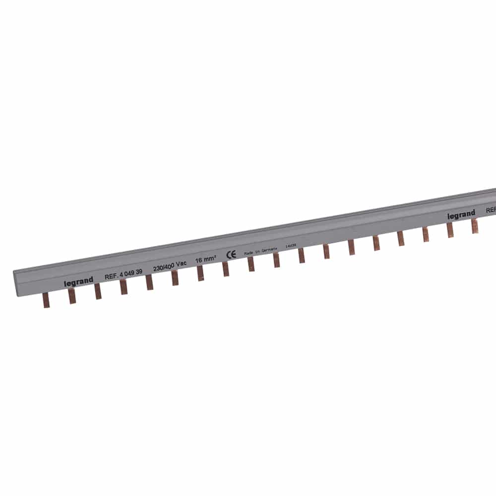 Legrand - Verbindingsrail met tanden 2p 56 modules - 16mm² - 404939
