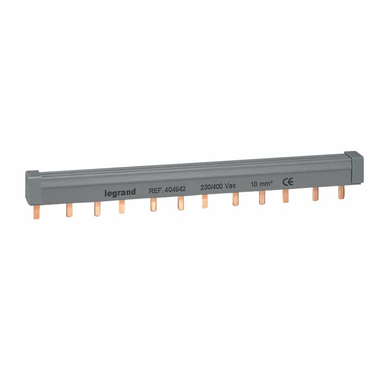 Legrand - Verbindingsrail met tanden 3p 12 modules - 10mm² - 404942