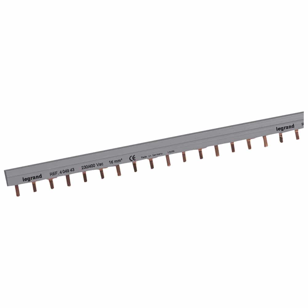 Legrand - Verbindingsrail met tanden 3p 57 modules - 16mm² - 404943