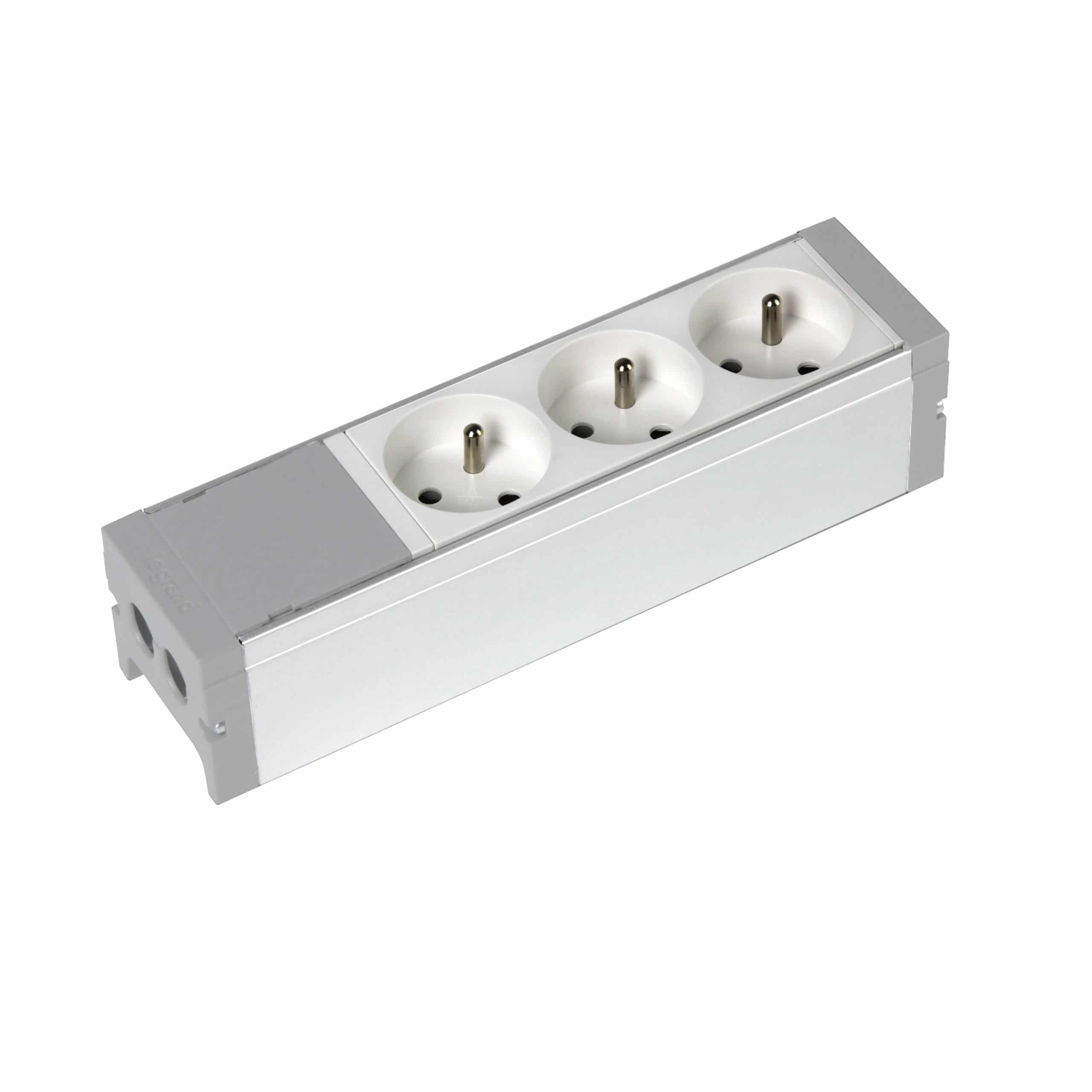 Legrand - Voedingsblok alu - 3 x 2P+A - te bekabelen - 073400