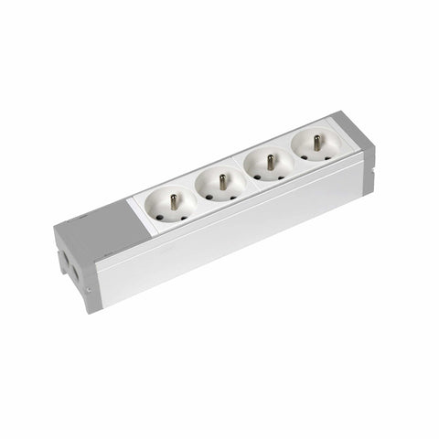 Legrand - Voedingsblok alu - 4 x 2P+A - te bekabelen - 073401