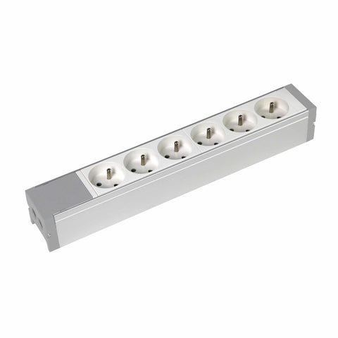 Legrand - Voedingsblok alu - 6 x 2P+A polar.- te bekabelen - 073402