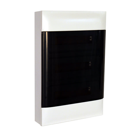 Legrand - Wandkast opbouw 3 rijen-54mod. doorzichtige deur - Practibox - 137538