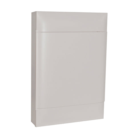 Legrand - Wandkast opbouw 3 rijen-54mod. witte deur - Practibox - 137528