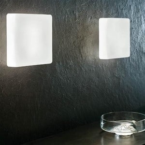 MURANO LUCE - CUBE AP/PL 15 BIANCO - PLCUBE15