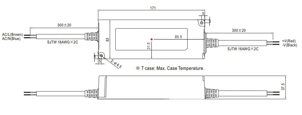 Mean Well - LED Voeding 48V 90W - NPF-90-48