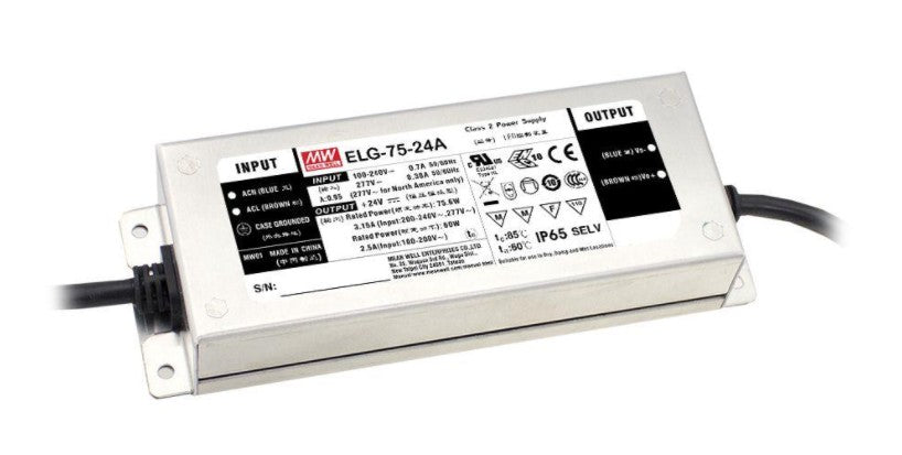 Mean Well - LED driver 75W 24V IP67 - ELG-75-24-3Y