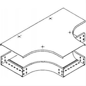 NIEDAX - Deksel met draaisluiting T-stuk - B. 300 mm - Sendzimir - RTSDV300