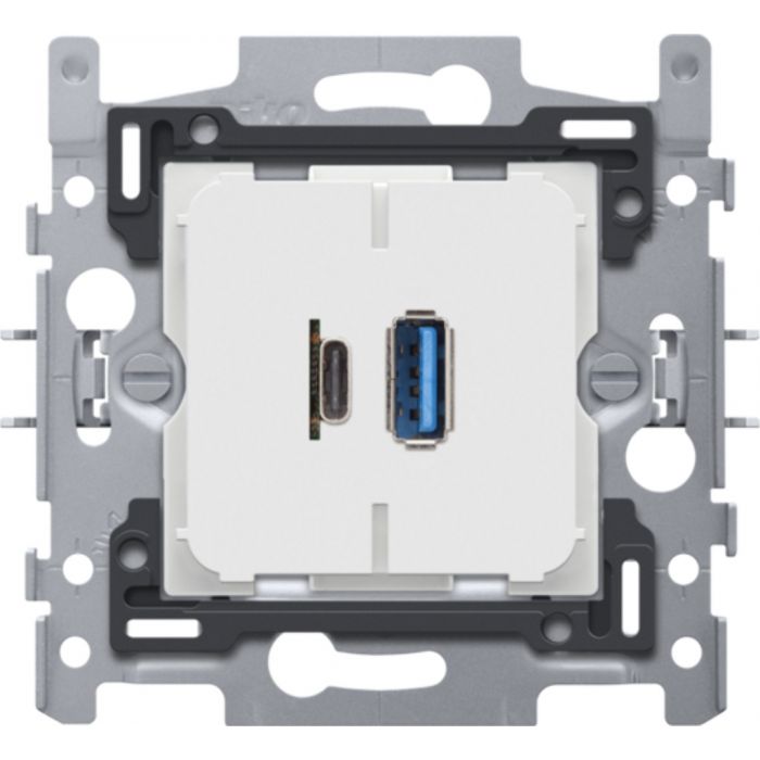 Niko - Dual Usb-A/C Lader Klauw - 420-00512