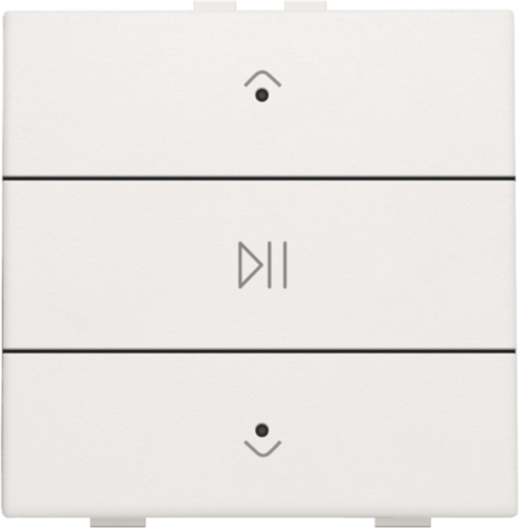 Niko - Home Control Enkelvoudige audiobediening Wit - 101-52073