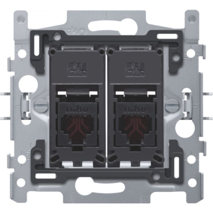 Niko - Inbouwr.2Xrj11 Utp - 170-65114