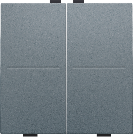 Niko - Toets 2X Rf Alu St.Grey - 220-00007