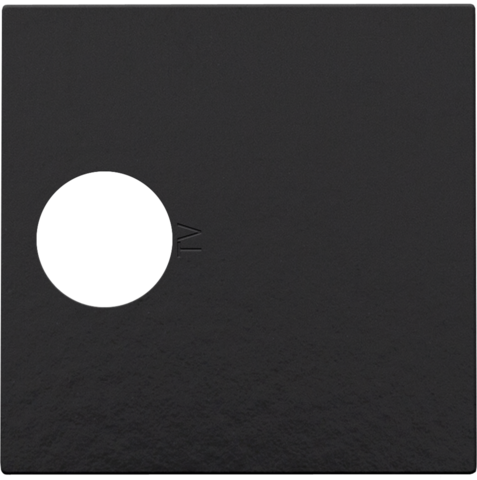Niko - centraalplaat Tv-Aansl Black - 200-69101