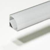 PROLUMIA - ECO-line, Aluminium hoekprofiel Rond 2m Opbouw, 16mm - 46291160