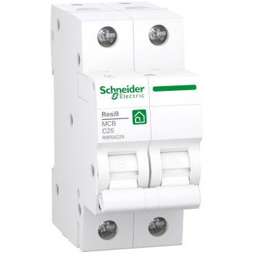 SCHNEIDER - Automaat R9 AUT 2P 25A C 400V 3000A - R9F64225