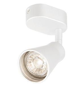 SLV LIGHTING - AVO CW Single, indoor wand- en plafondopbouwlamp, QPAR51, wit, max. 50W - 1000887