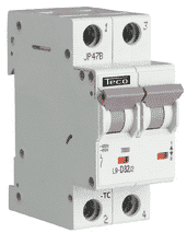 TECO - Automaat TC 2P 20A 6kA Curve C - L9C2026