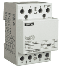 TECO - CONTACTOR F&amp;G 230VAC 63A 4NO - Z7SCH2306340
