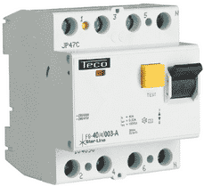 TECO - Differentieelschak. TC 4P 100A 300mA Type A - F9100403A