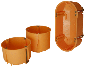 TECO - Ronde hollewanddoos oranje diam 68mm x diepte 61mm - BC117