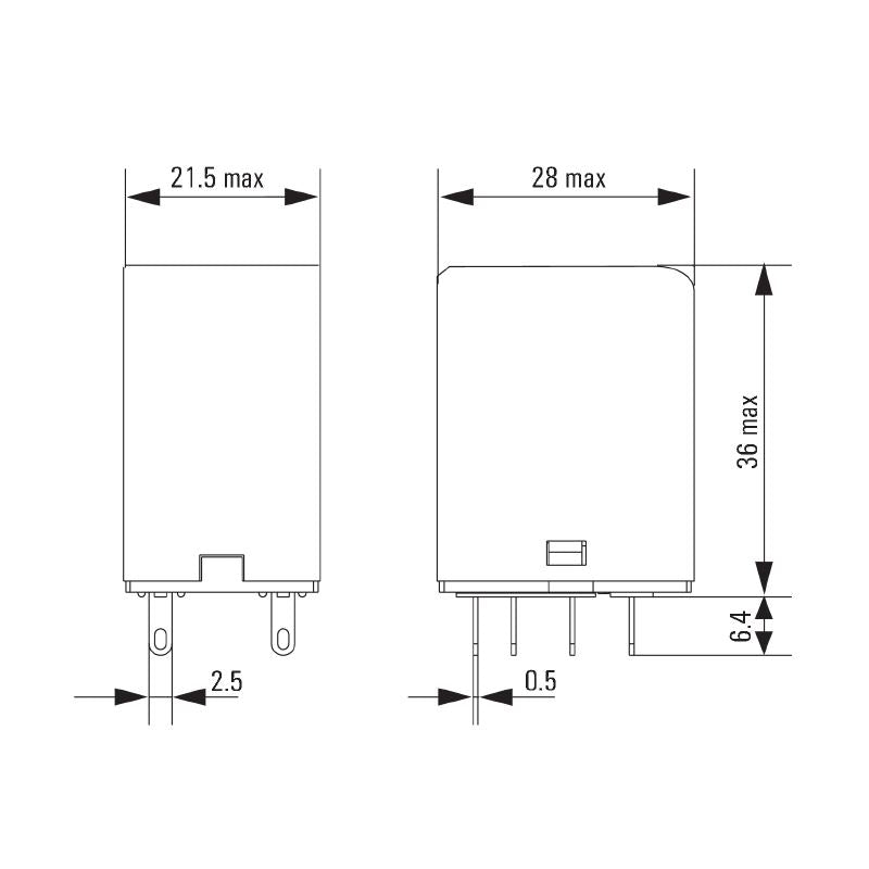 WEIDMULLER - SCHAKELRELAIS 2CO 10A 24 VAC - 7760056073